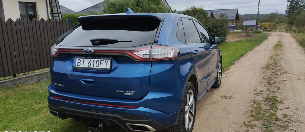 Ford EDGE cena 87500 przebieg: 58900, rok produkcji 2018 z Białystok małe 137